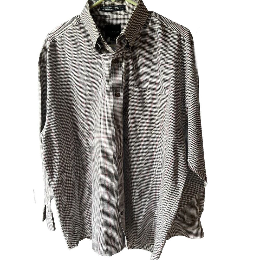 CHEVALIER Shirt Mens Medium Casual Checked Pockets Hunting